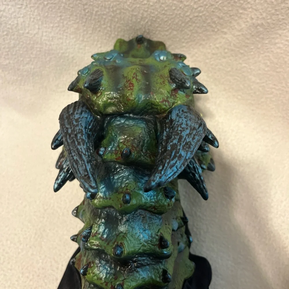 Green and Blue Reptile Habitat Accessory Dinosaur